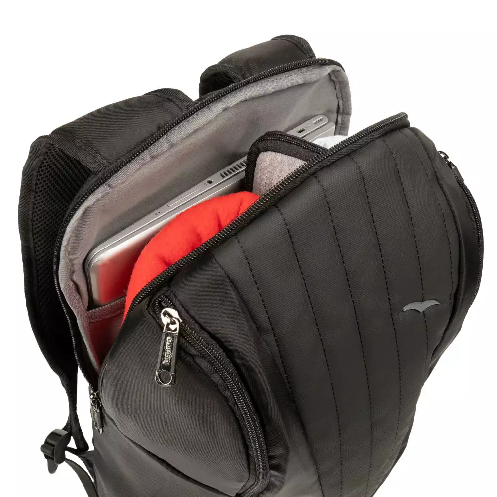 Morral Lugano Sendero 30X42X30Cm Negro Poliester Xm202678