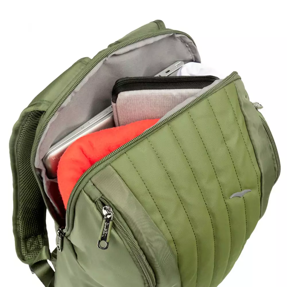 Morral Lugano Sendero 30X42X30Cm Verde Poliester Xm202678