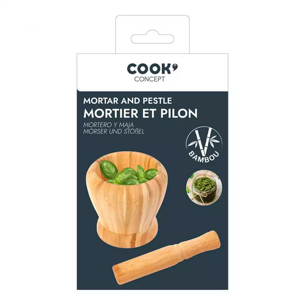 Mortero Cook Concept En Bamboo Con Majador Ka4328