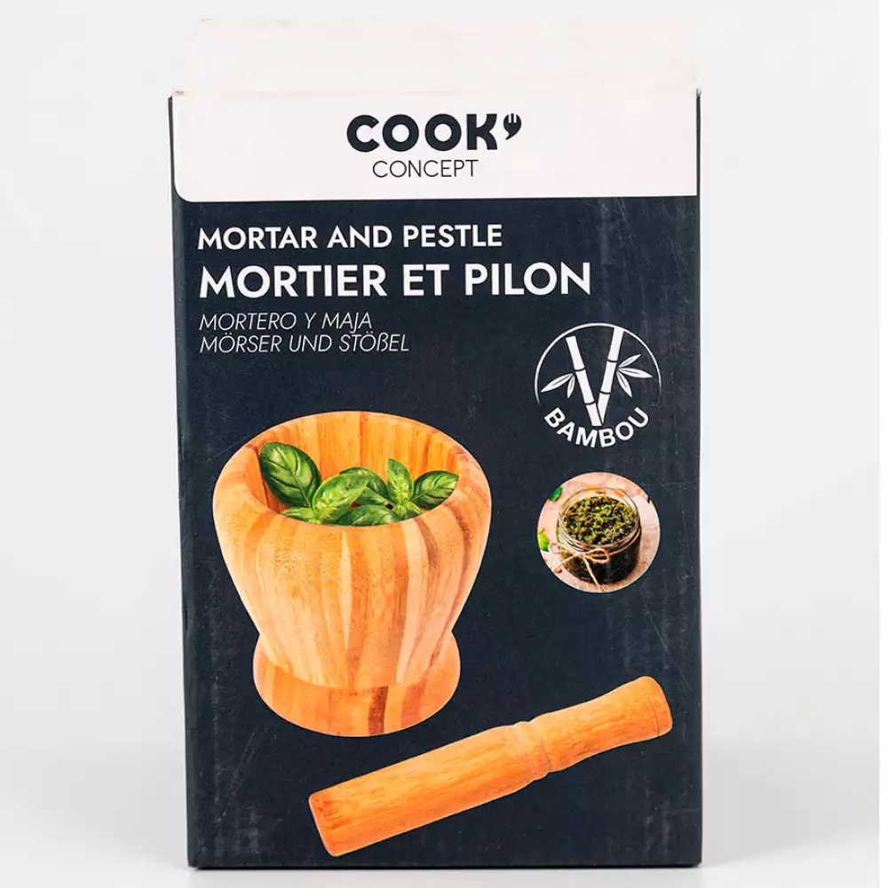 Mortero Cook Concept En Bamboo Con Majador Ka4328