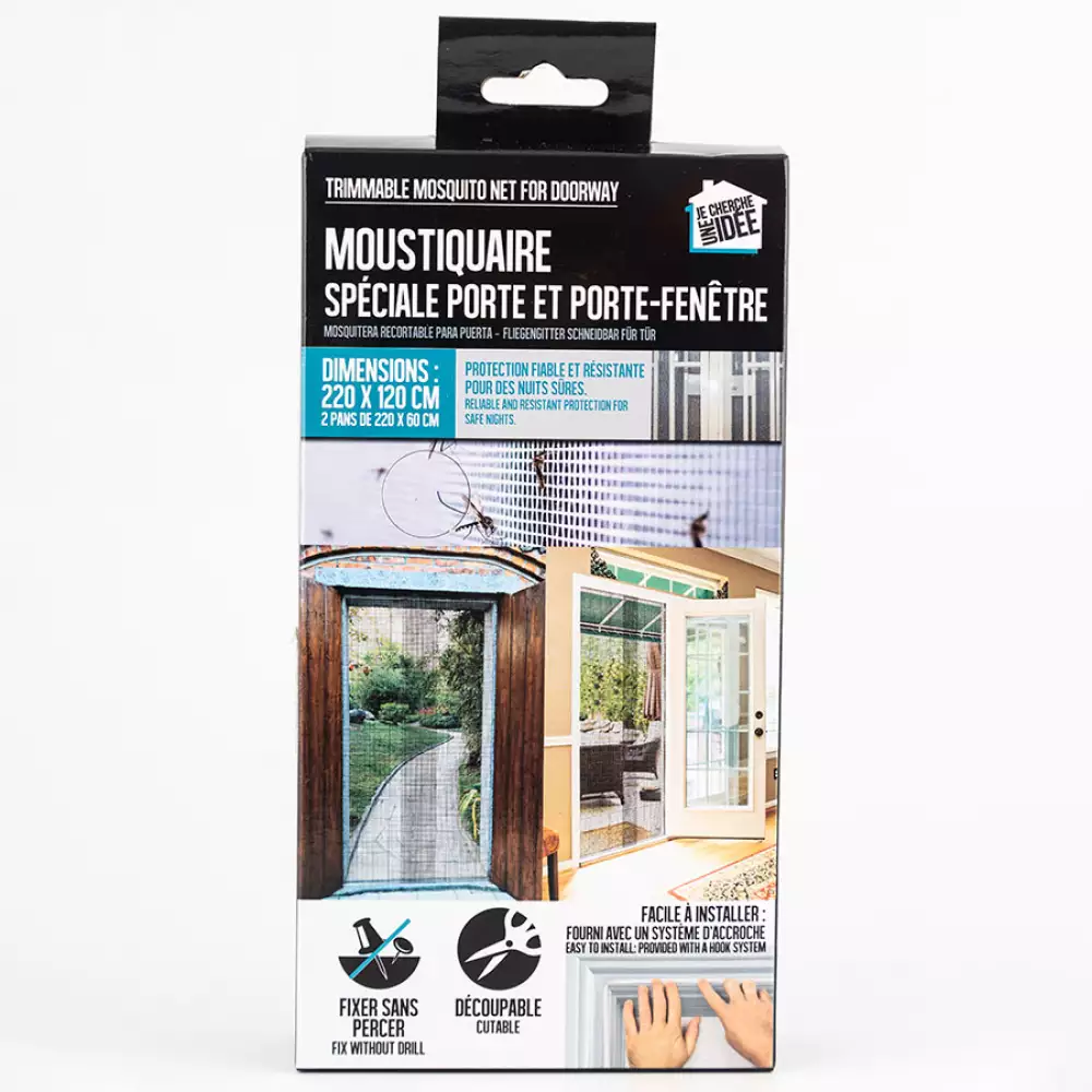 Mosquitera Je Cherche Une Di8736 Recortable Para Puerta 220X120Cm