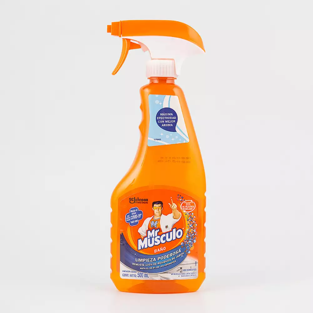 Mr Musculo Total Bañ Mr Musculo 334769 500 Ml 1 Und 350 Gr