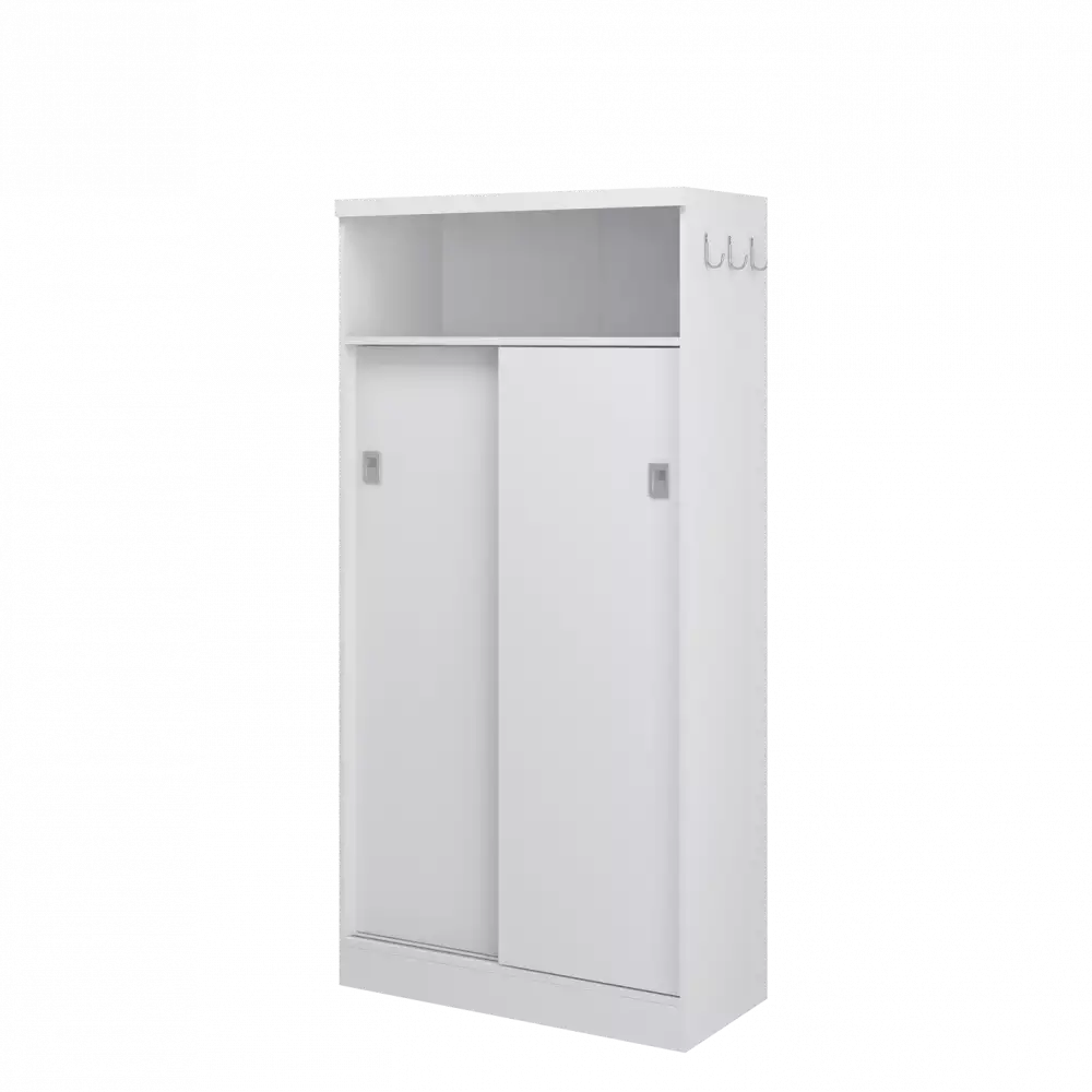 Mueble Alacena Bertolini 76X155X38Cm Blanco Mdp 52813200