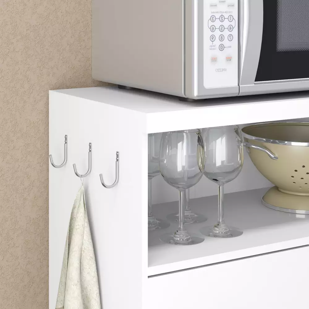Mueble Alacena Bertolini 76X155X38Cm Blanco Mdp 52813200