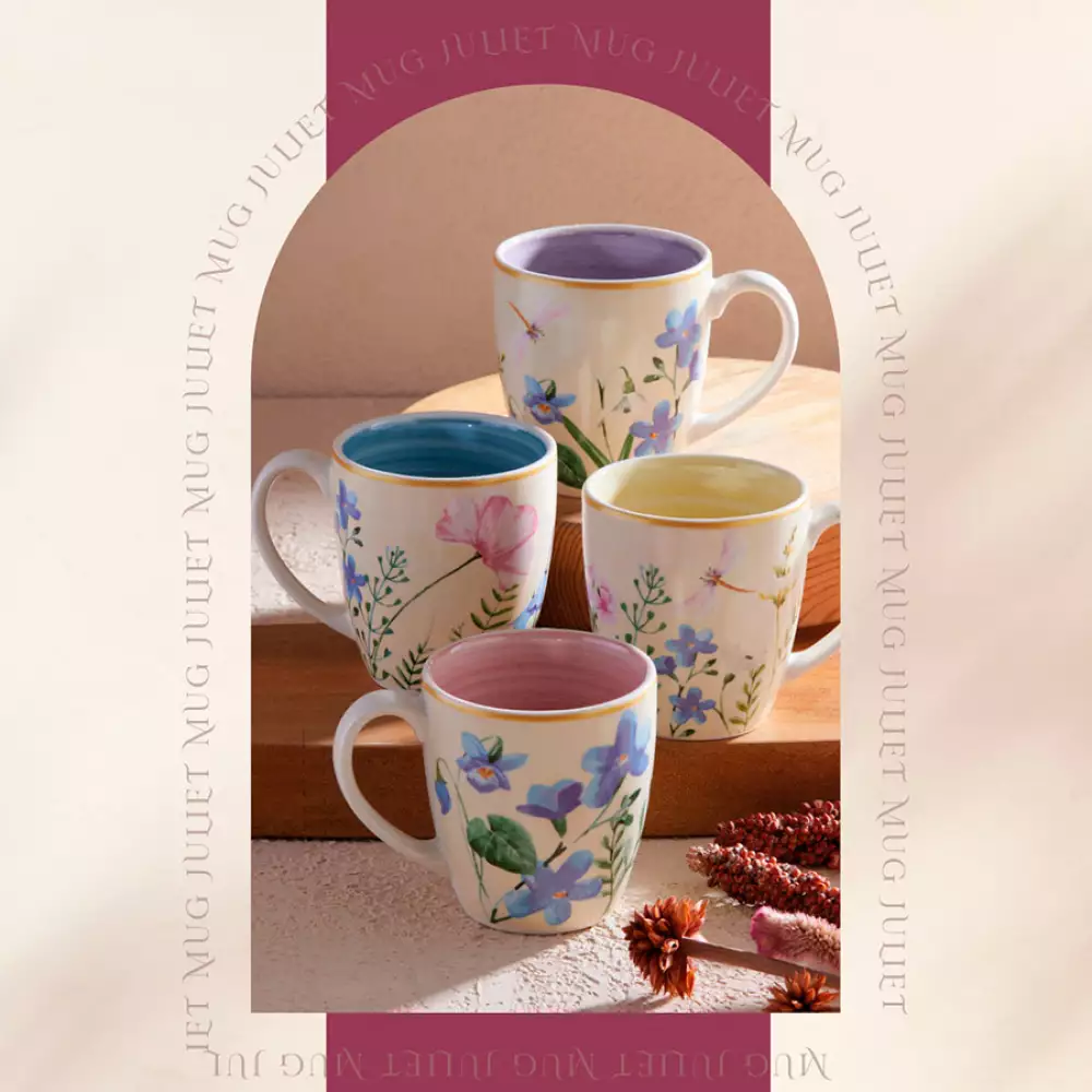 Mug Juliet corona 379ml En Cerámica PL178H526412 Surtido