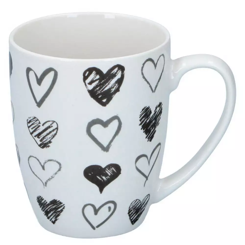Mug taza cafe 335ml 8,6cm en porcelana diseños surtidos 871125219093