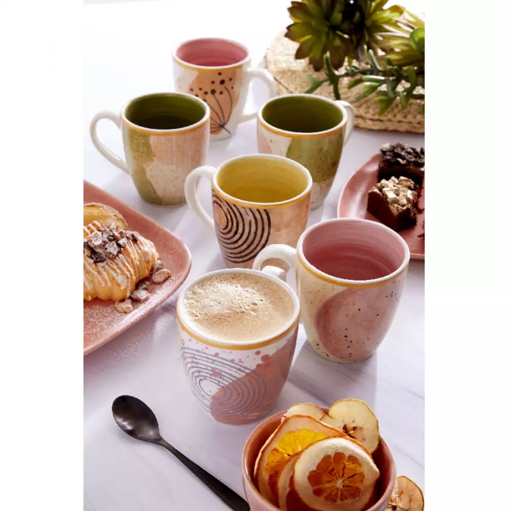 Mug taza café corona 379.7ml prana en ceramica surtido pl177g526412