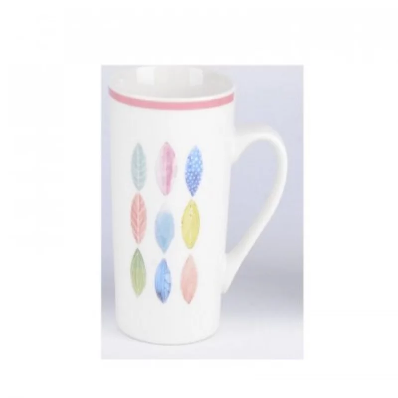 Mug taza cafe expressions 375ml shape colors en porcelana b205su0567
