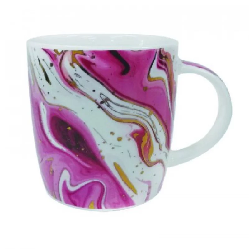 Mug Taza Cafe Expressions Marble En Porcelana 354Ml Diseño Surtido