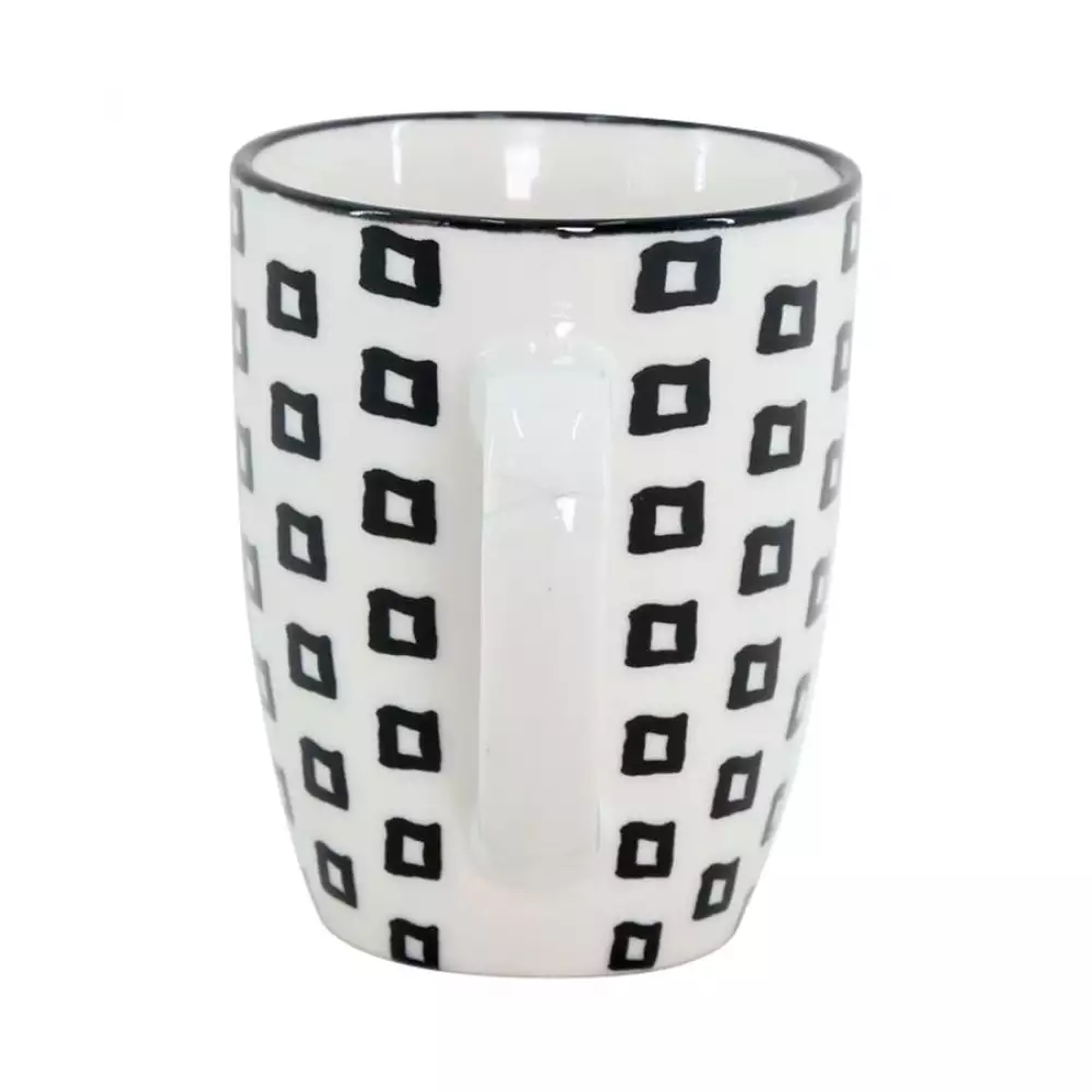 Mug Taza Expressions Blanco Negro 320 Ml Porcelana 41B-023D-026