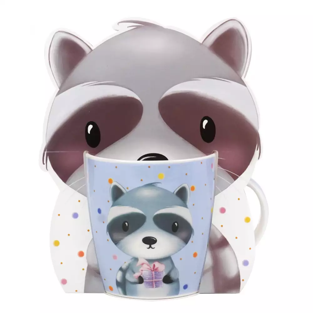 Mug Taza Expressions Mapache 340 Ml Ceramica Gm9682P-2