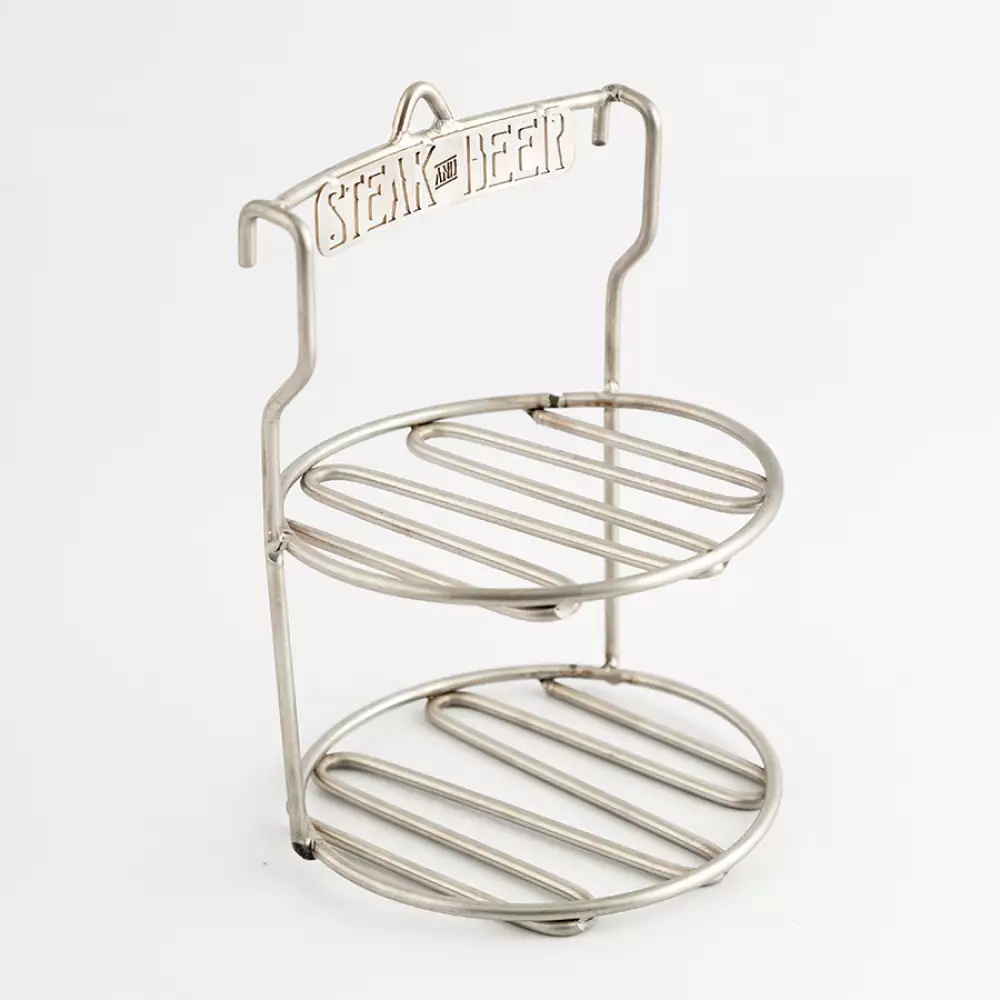 Multiusos Steak And Beer 2 Niveles 100% Acero Inoxidable Ac-007