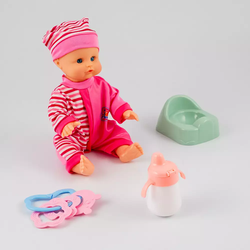 Muñeca Bebe Maypa Accesorios 27X11Cm Surtido