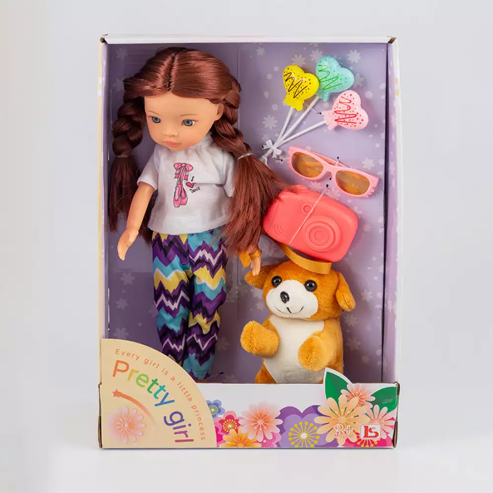 Muñeca Maypa Accesorios Mascota 23X10Cm Blanco