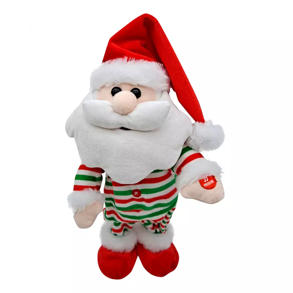 Muñeco Santa navideño Santini con Movimiento 10X33Cm Unicolor