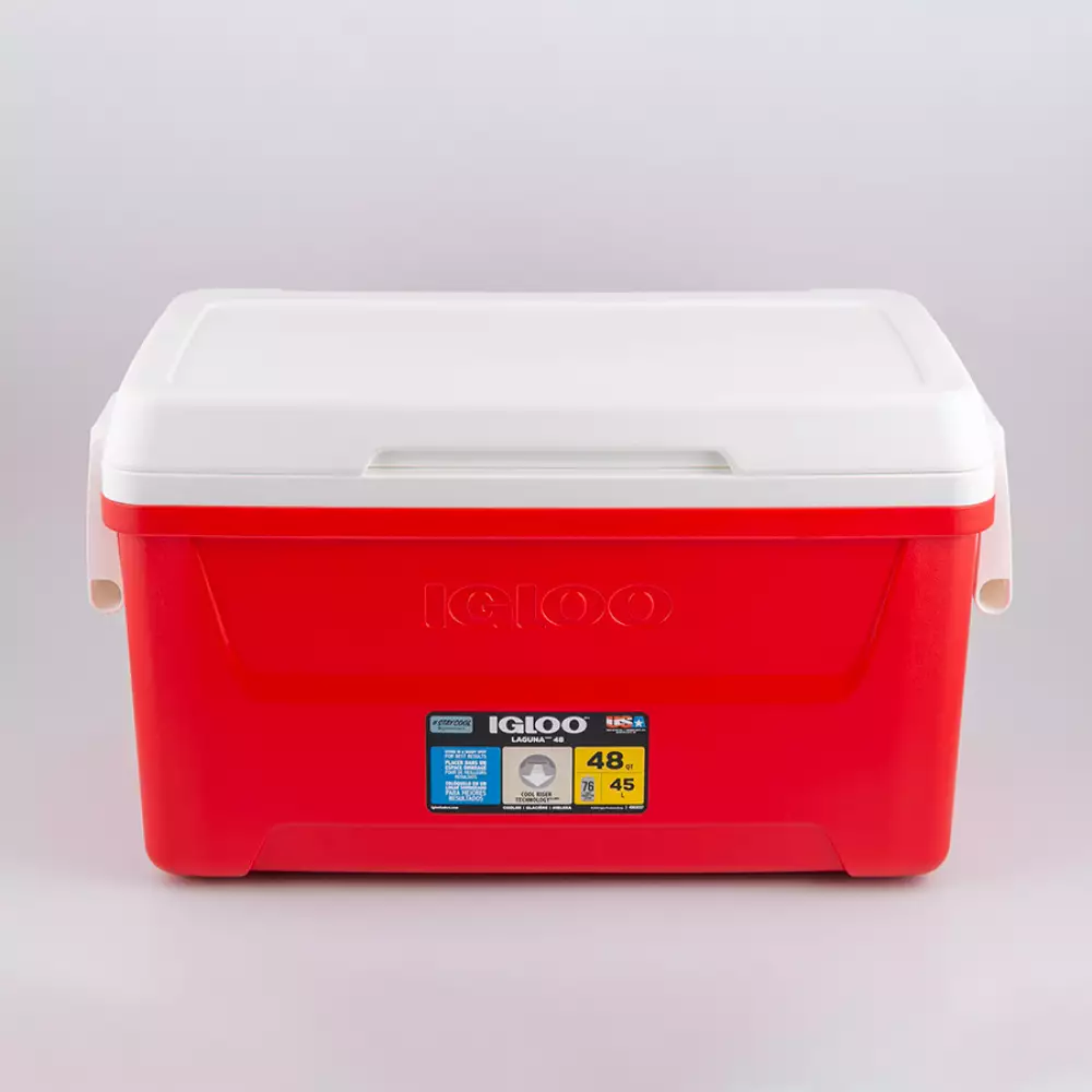 Nevera Camping Igloo 36X36X26Cm Rojo 48 Lt Polietileno 00050