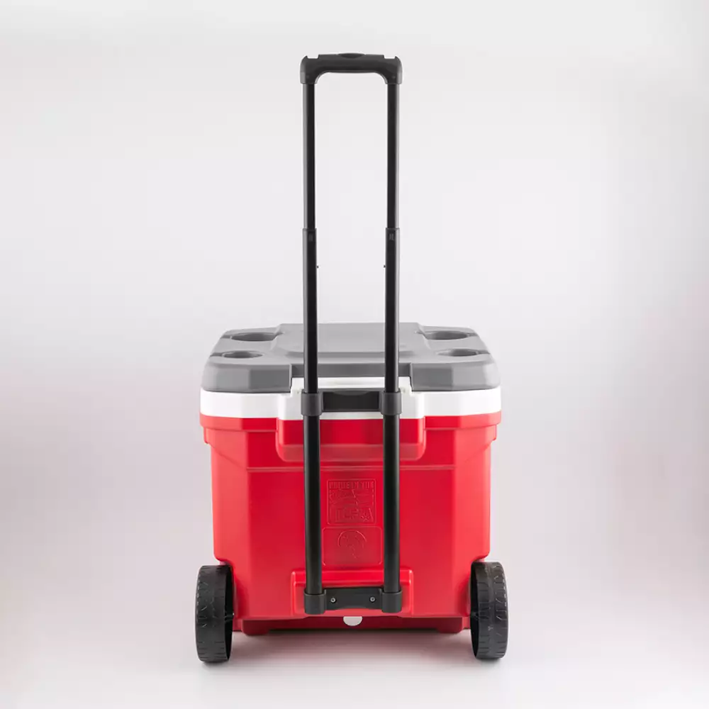 Nevera Camping Igloo Latitud Rodillo 50X20X47Cm Rojo 60 Lt Pol