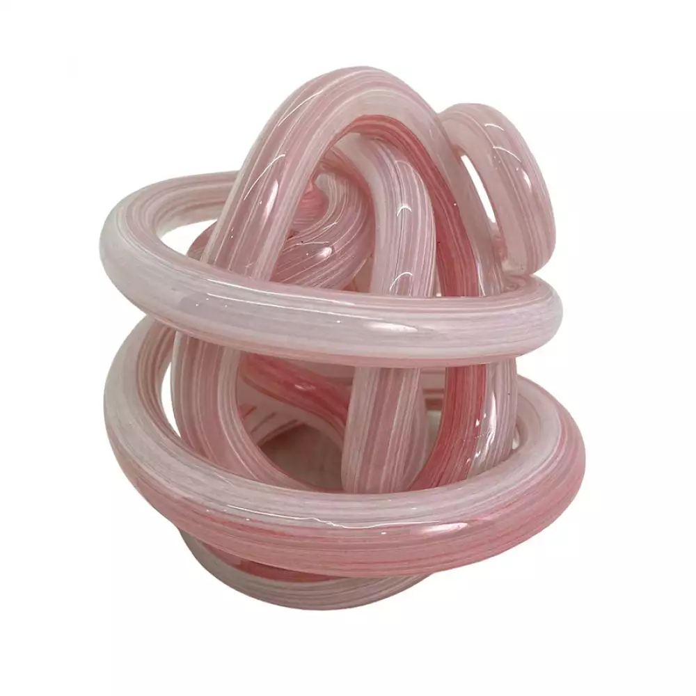 Nudo deco concepts Rose Blush 10x10x5cm rosa vidrio 412-364208