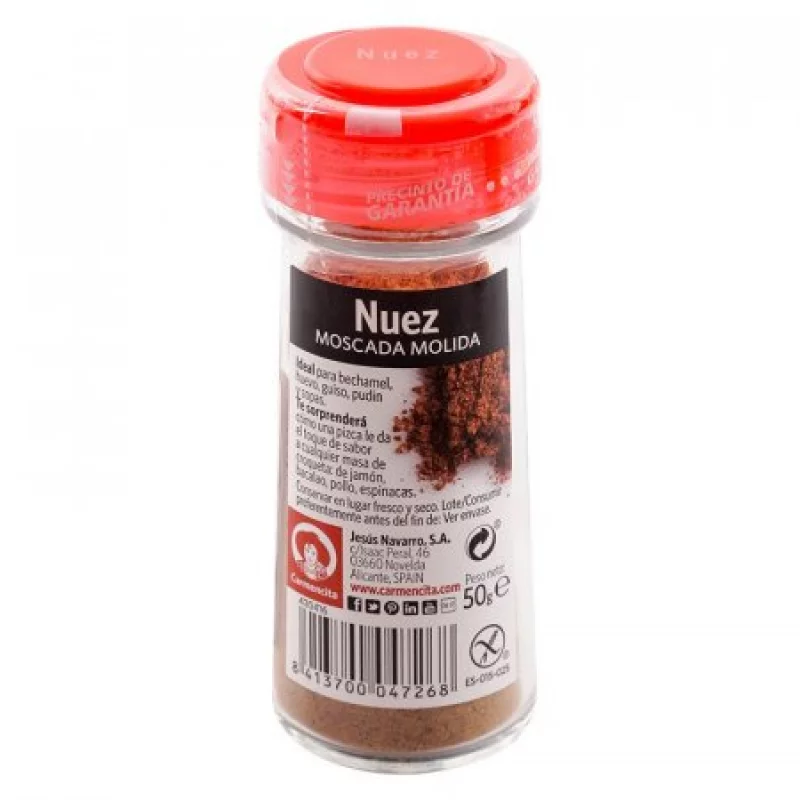 Nuez Moscada Carmencita Molida 55 Gr 7268