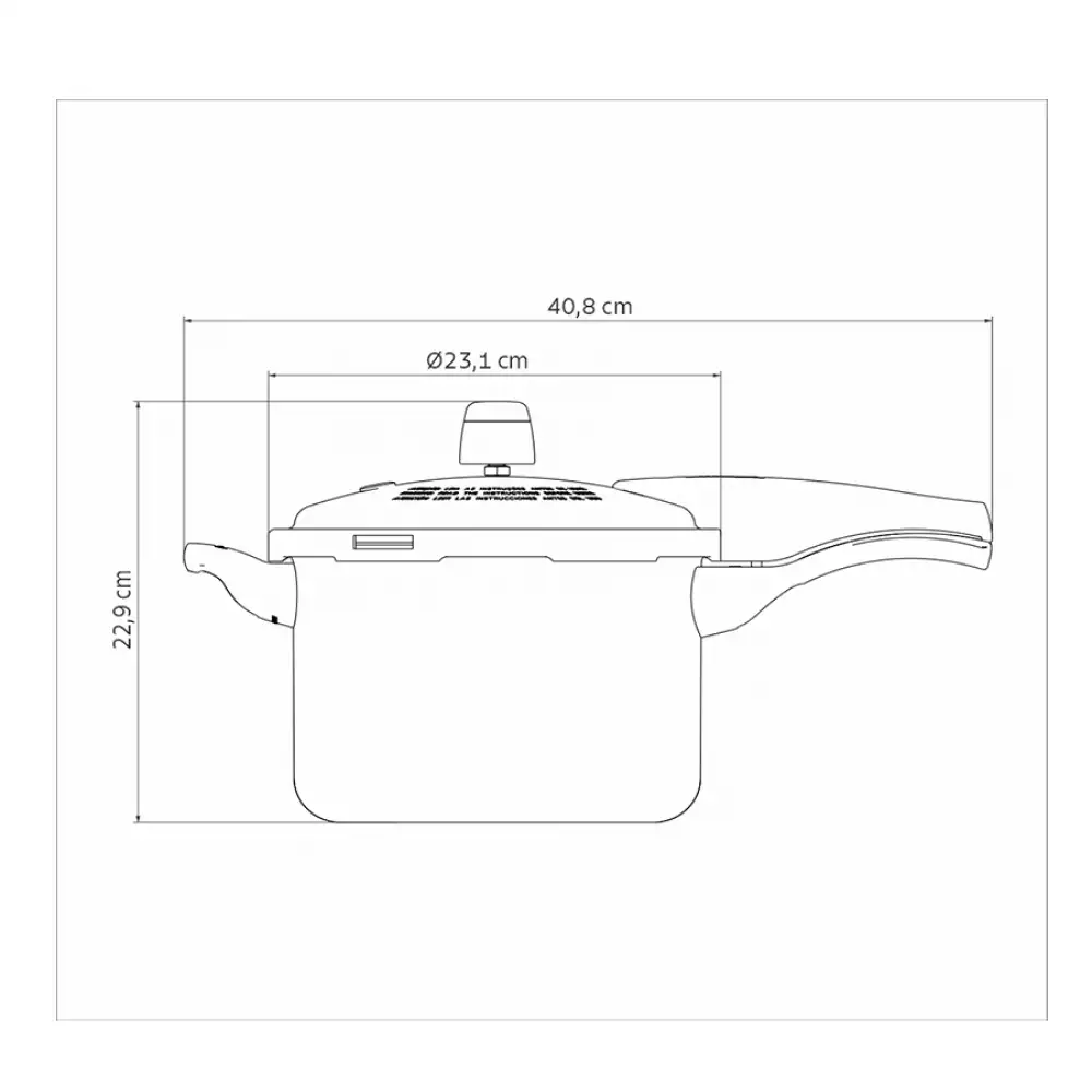 Olla De Presion Tramontina Negro 4.5 Lt Antiadherente 20591420