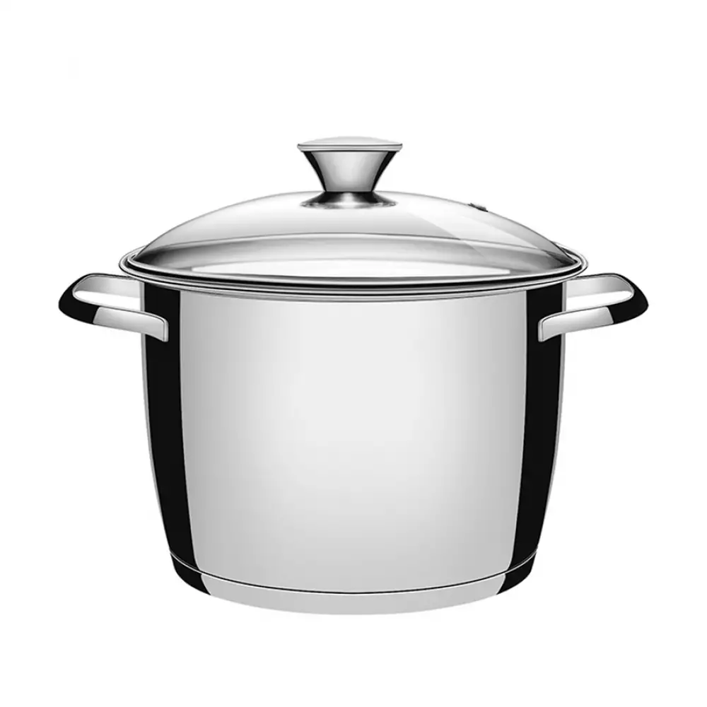 Olla Tramontina 22 Cm Gris Plata 5.7 Lt Acero Inoxidable 626