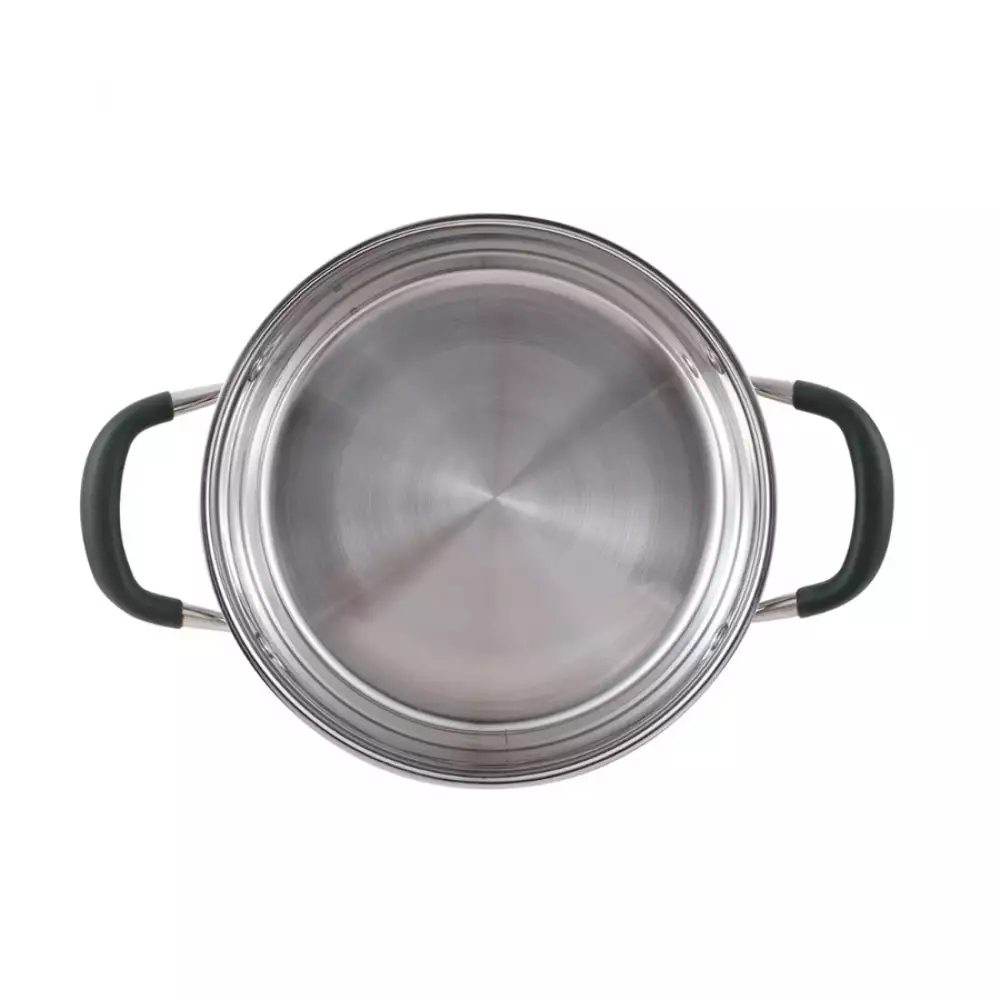 Olla Y Tapa Bergner 24Cm Azul 4.5 Lt Acero Inoxidable Bg32167Mmk