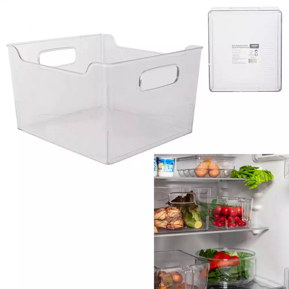 Organizadores Para Refrigerador Lo Necesito Set 4 piezas Transparentes