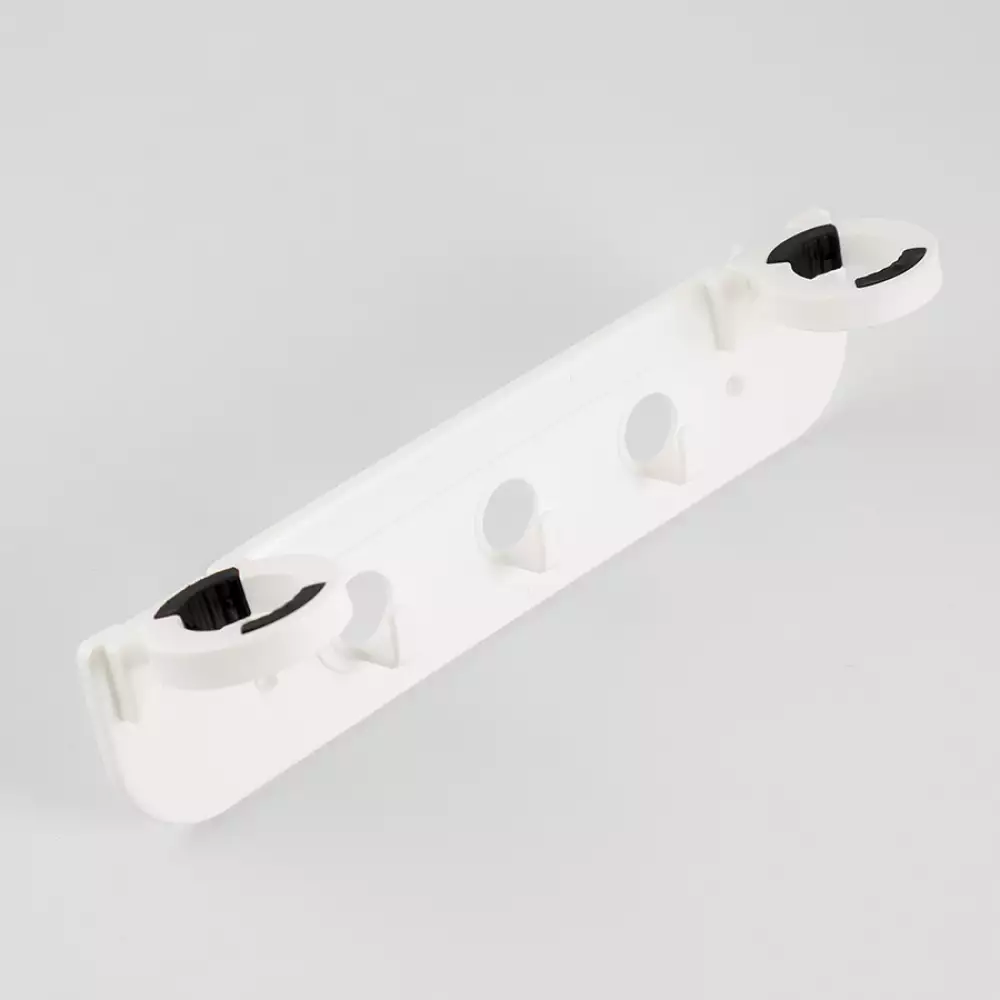 Organizador Escobas Ordene 5 Divisiones 2X2Cm Blanco Plastico