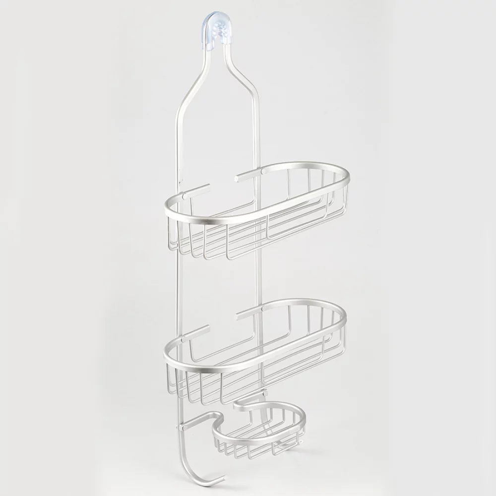 Organizador Expressions Para Bano Caddy Plateado