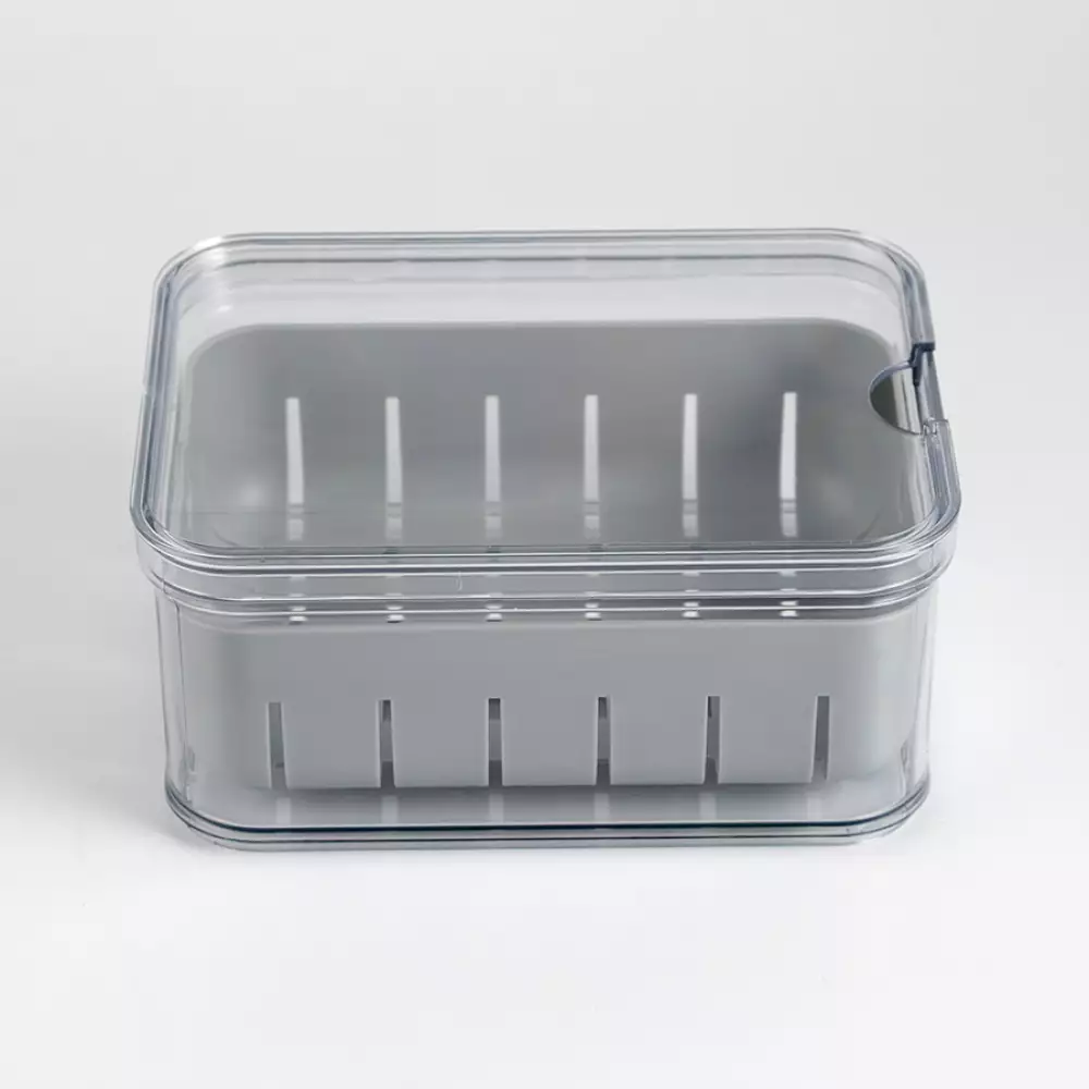 Organizador Interdesign 16X9Cm Gris Acrilico 71643