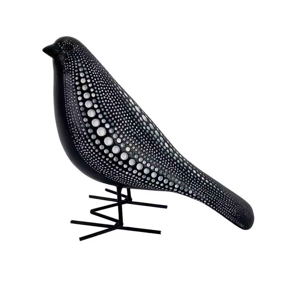 Pajaro Puntos Concepts Savanna 8X16X20Cm Negro Plastico 445-85