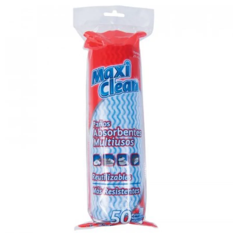 Panos Limpieza Maxiclean 29456 Absorbente Rollo 50 Un