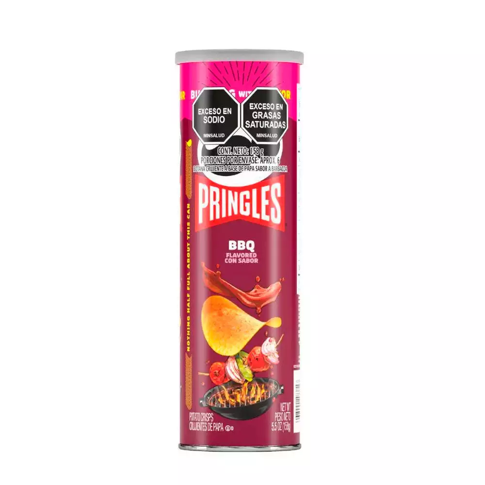 Papas Pringles 158 Gr Bbq Cova-000182291