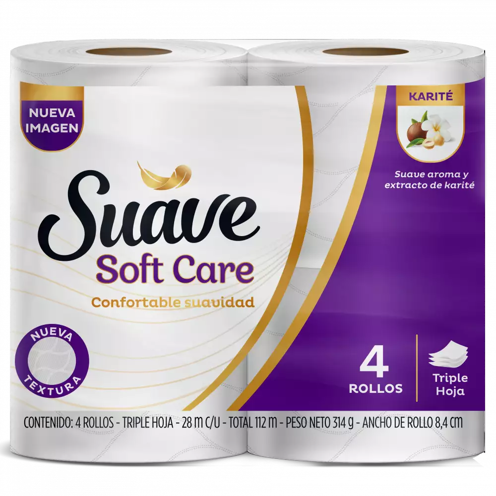 Papel Higienico Suave Soft Care 20Cm 4 Ud 100330423