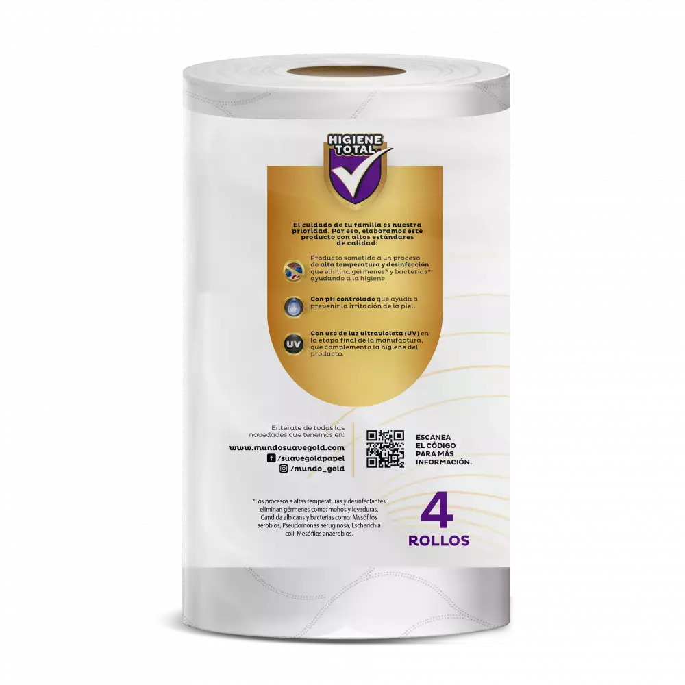 Papel Higienico Suave Soft Care 20Cm 4 Ud 100330423