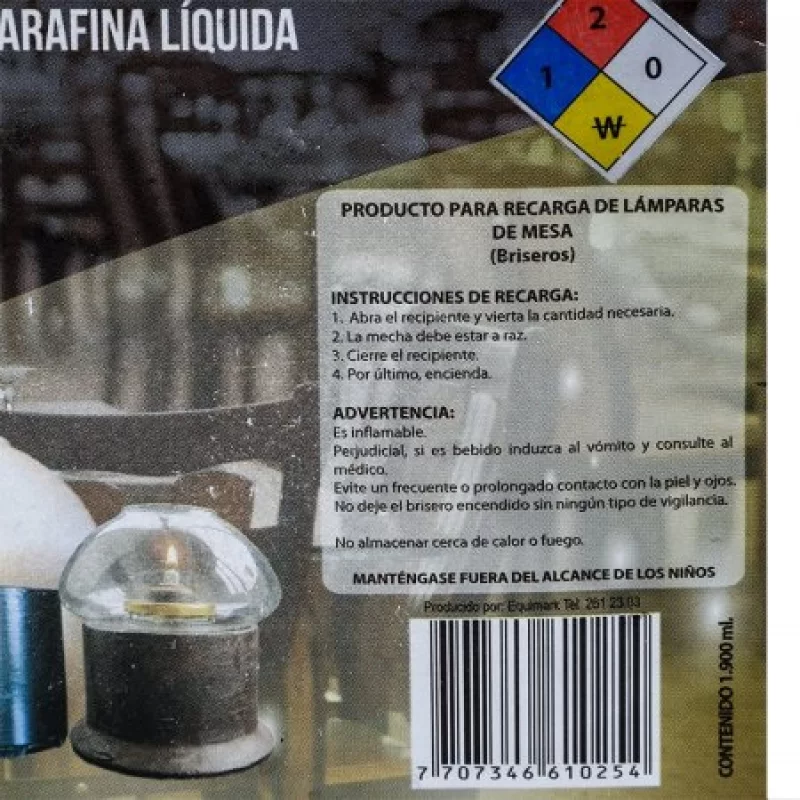 Parafina Líquida - Químicos Mandarín