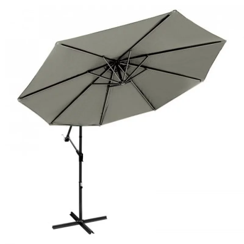 Parasol Clark 295X200X295Cm Beige Poliester SuS101B