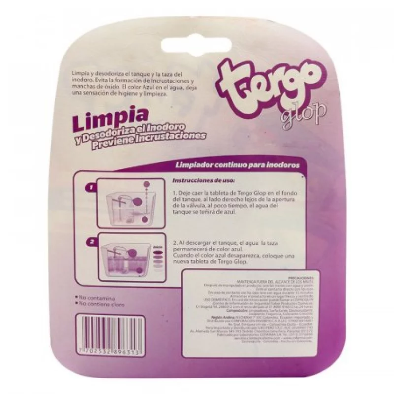 Pastillas Tergo Glop 5405010301 Blister 3 Un 144 Gr