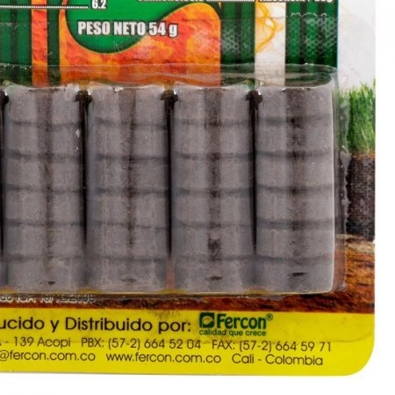 Patillas Fertilizantes Fercon Humus-Marrón