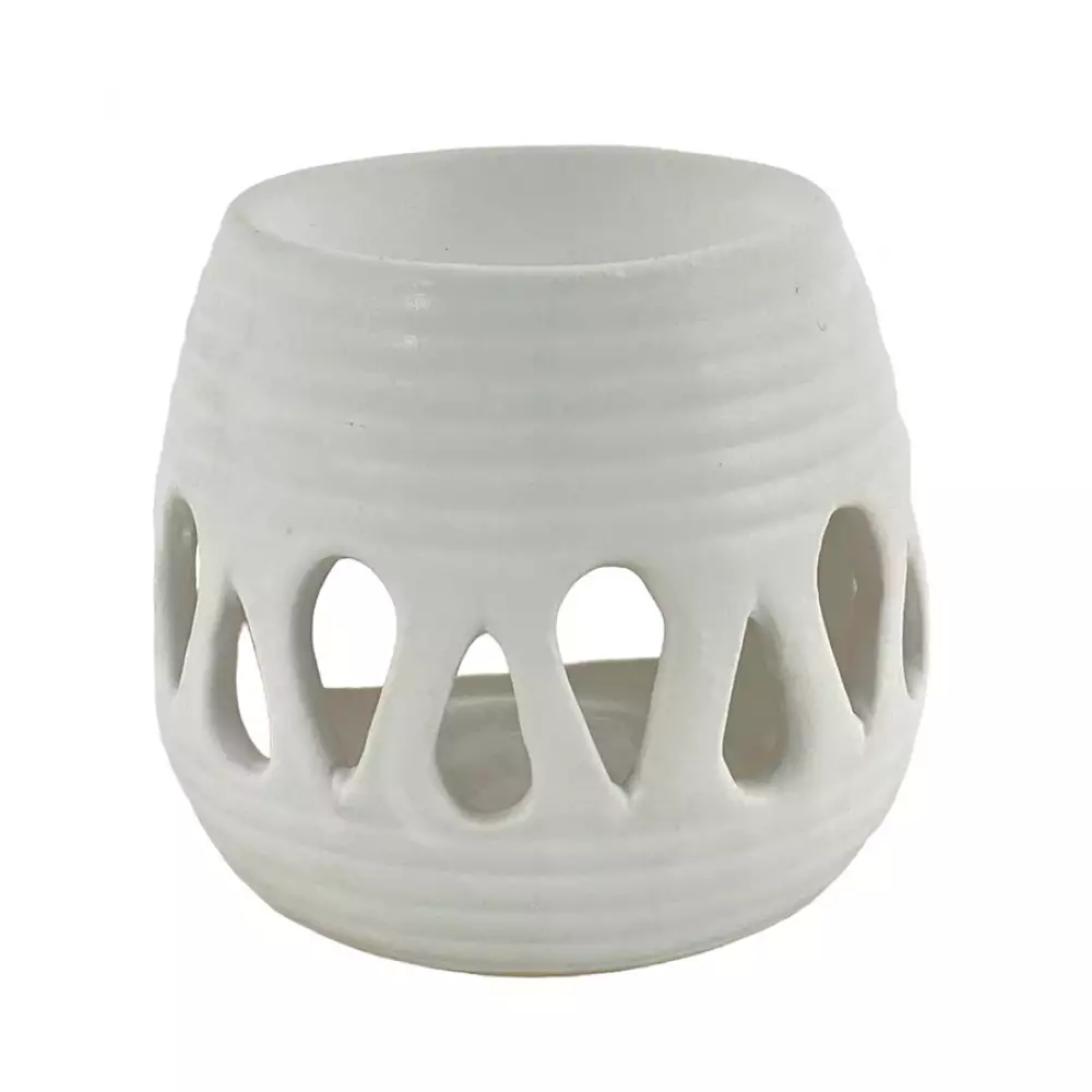 Pebetero Concepts Sweet Mocca 9X8X9Cm Blanco Porcelana 445-181