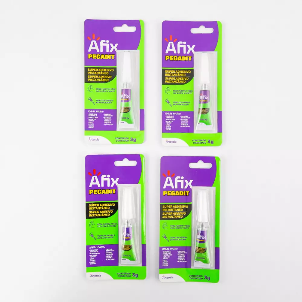 Pegante Instantaneo X 4Ud Afix 12 Gramos Precio Especial