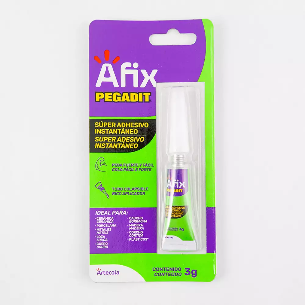 Pegante Instantaneo X 4Ud Afix 12 Gramos Precio Especial
