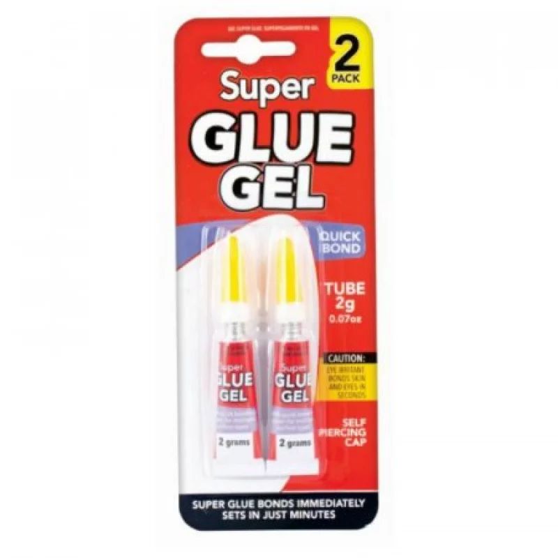 Pegante Súper Glue Hy0018 2Gr Gel X2 Unidades