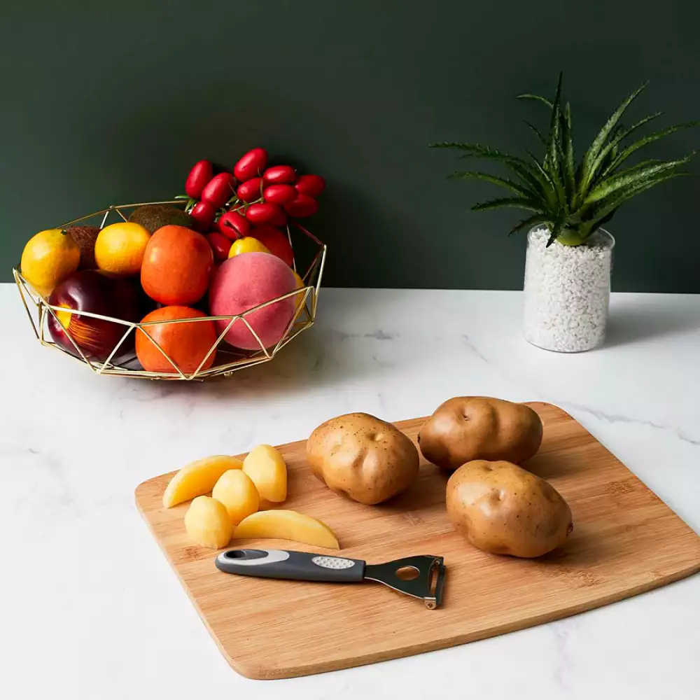 Pelador Concept Triangular En Acero Inoxidable Surtido Ku6494