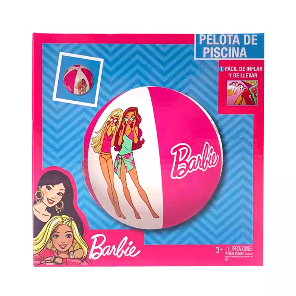 Pelota De Piscina Barbie Toylogic B1010
