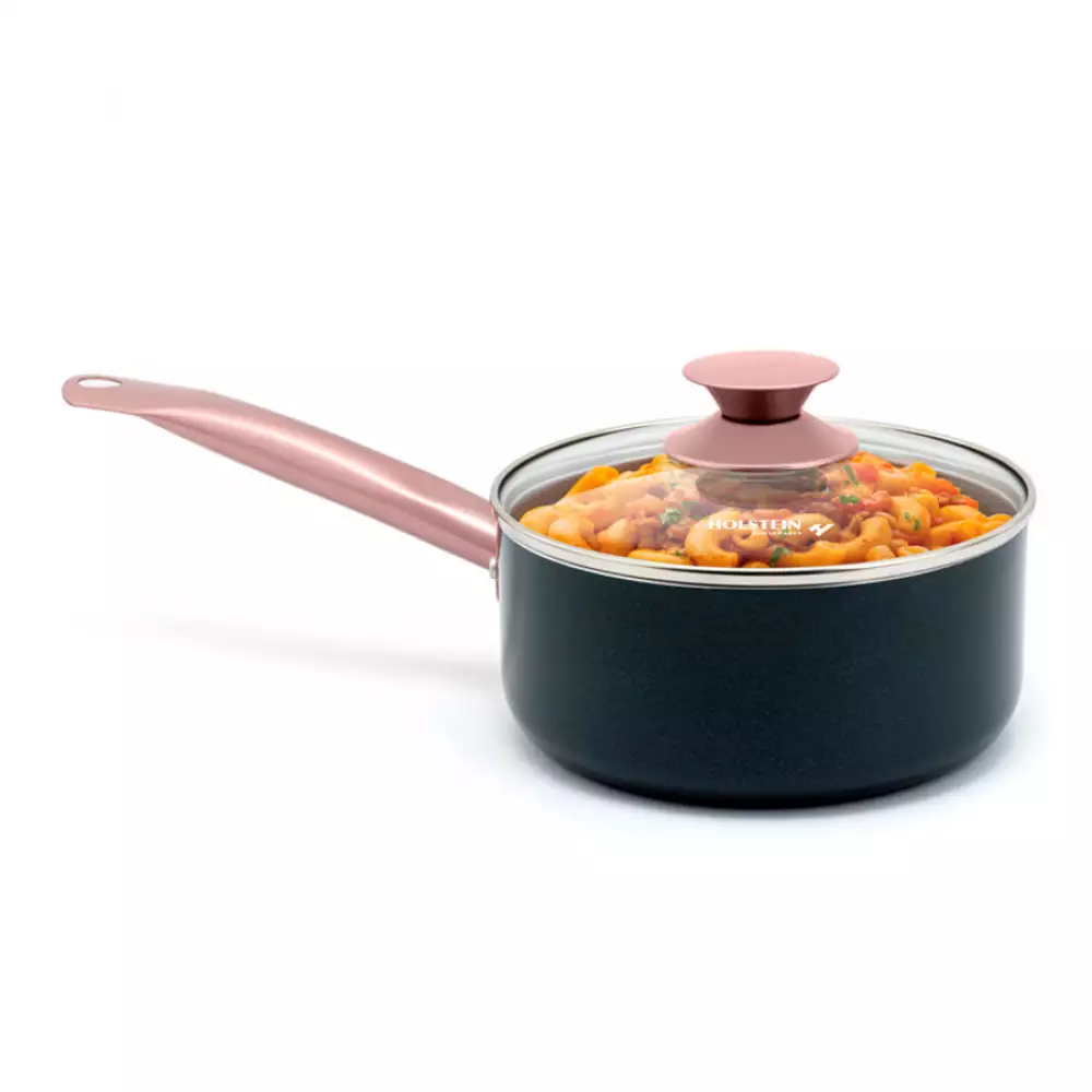 Perol Holstein Dark Grey 16Cm Aluminio Antiadherente Hh-0100604