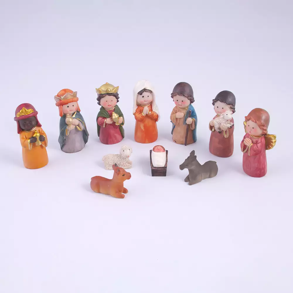 Pesebre Miro Christmas 1X9Cm 11 Pz Poliresina 831-P005-2543
