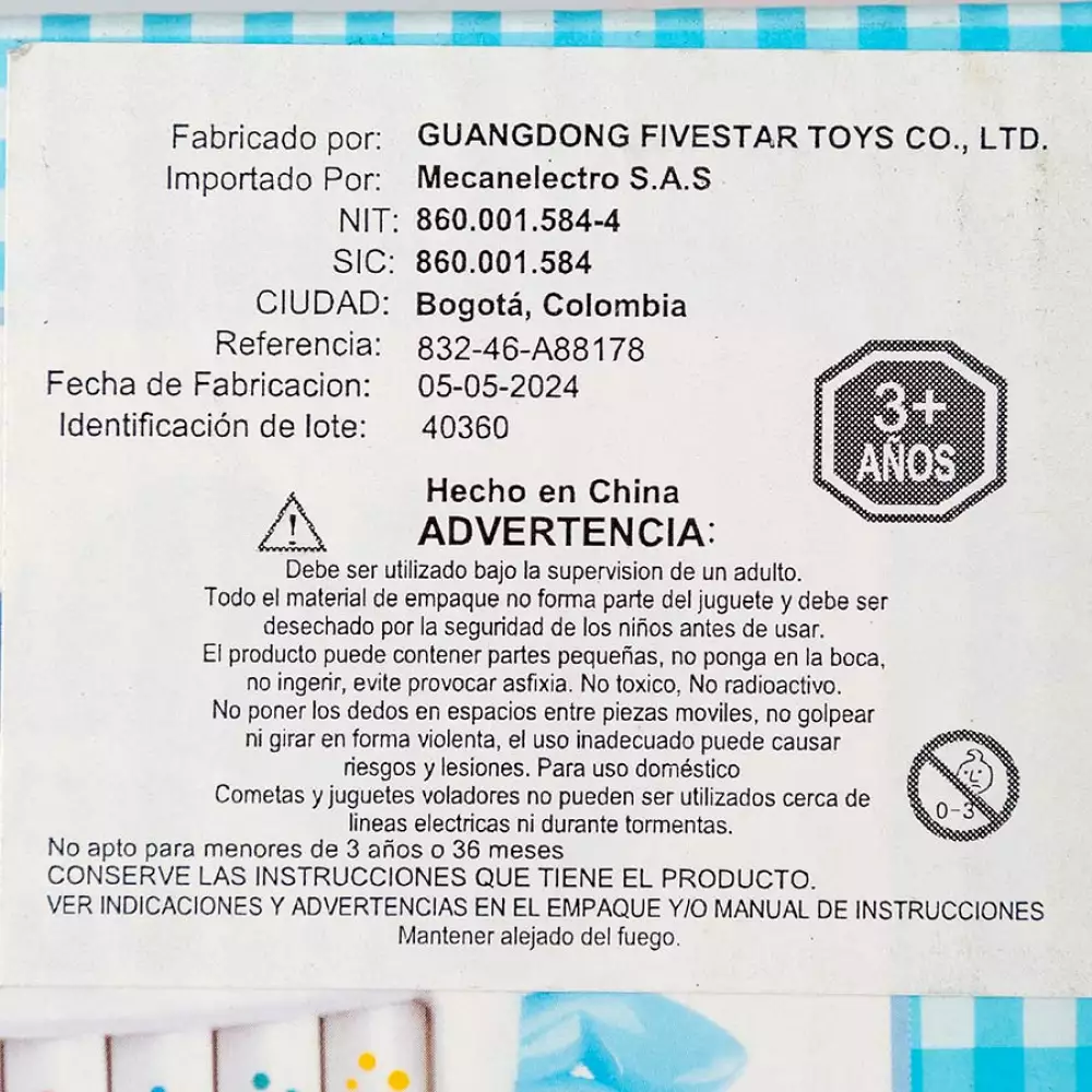 Piano Maypa Cangrejo 28X5Cm Plastico