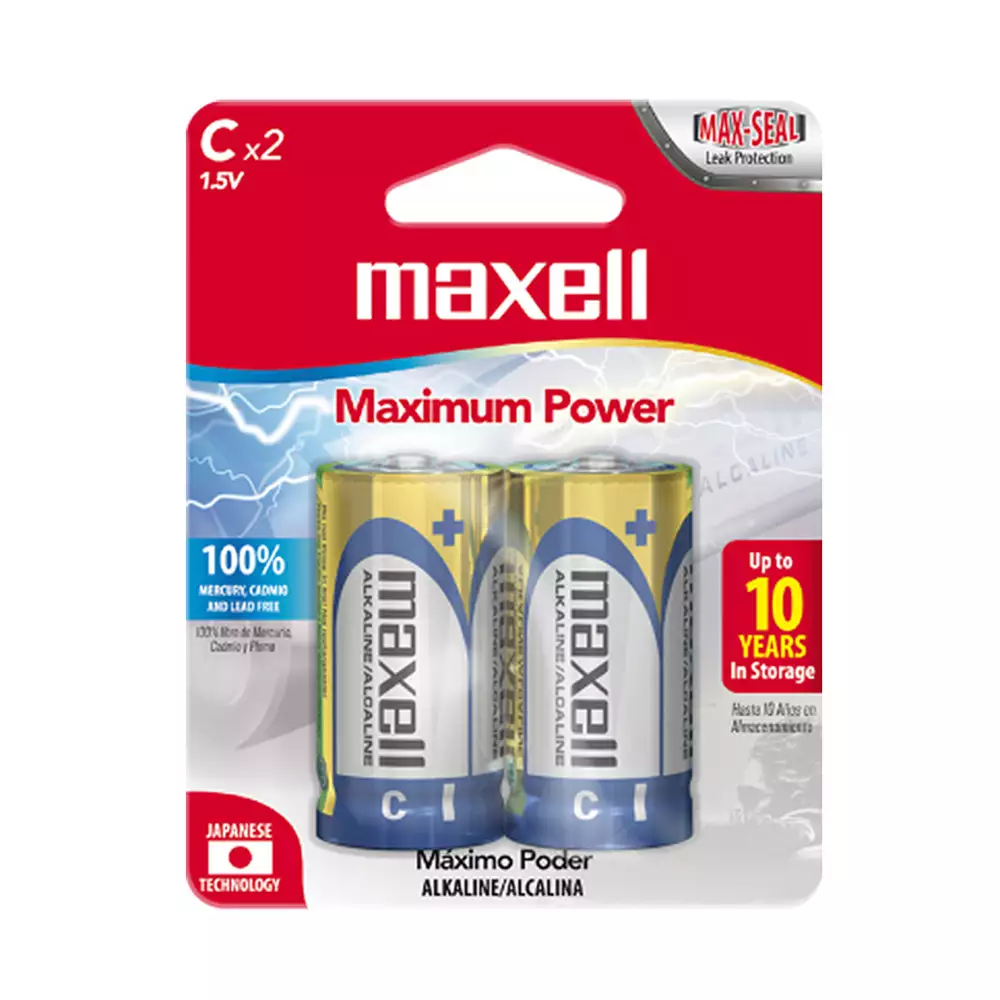 Pila C Maxell Alcalina 2 Ud 723320