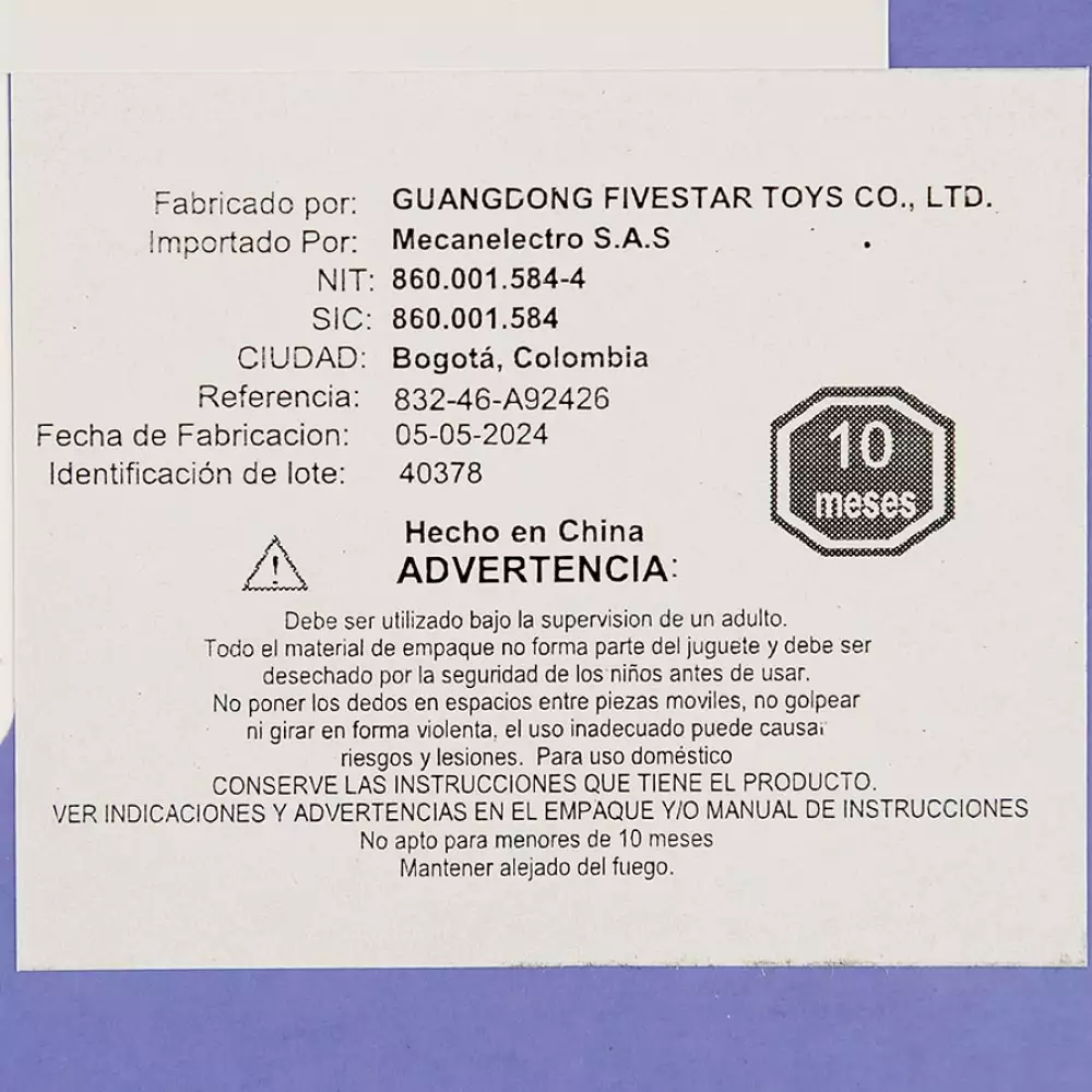 Pila De Aros Maypa 28X13Cm Plastico